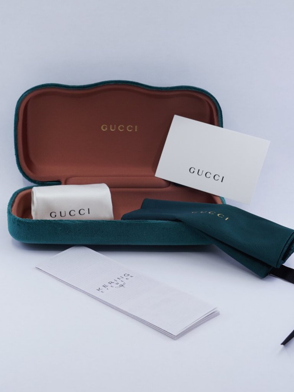 Gucci GG0003S 003 Men Square Sunglasses - Havana / Green / Grey - Picture 12 of 12